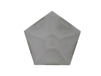 五角形（スケルトン）プラスチック製5センチタイプ