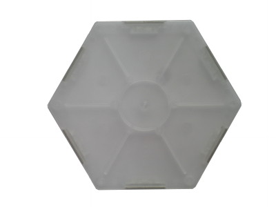 六角形（スケルトン）プラスチック製5センチタイプ