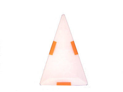 二等辺三角形　L-10（プラスチック製１０cmタイプ）